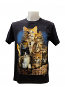 T-shirt med motiv.