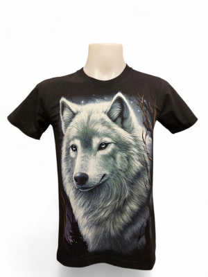 T-shirt med motiv.